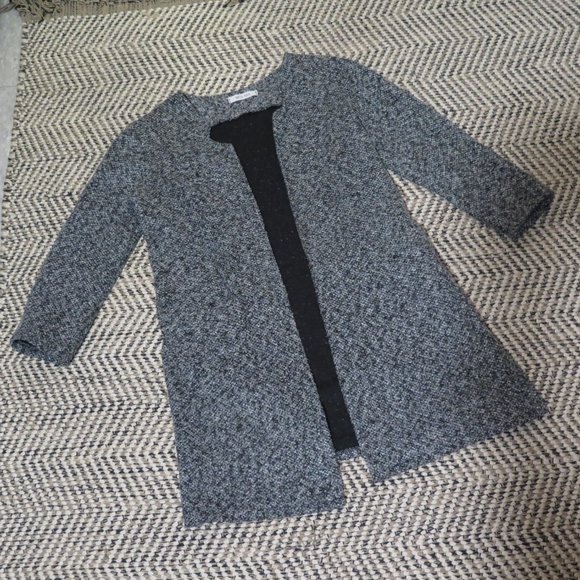 Mulaya Grey Peacoat Light Jacket - Picture 1 of 14